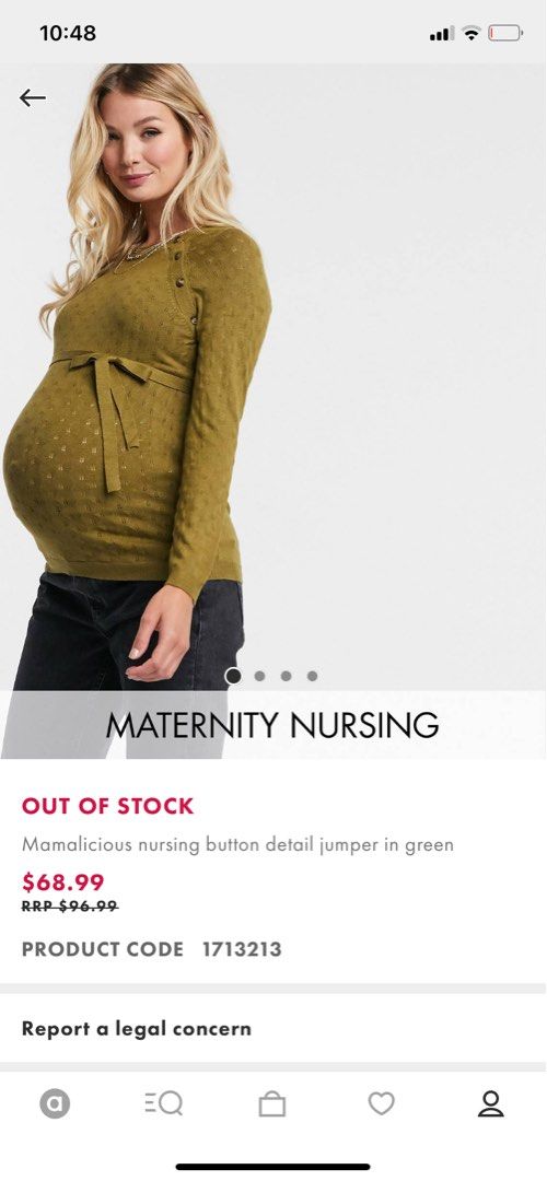 Asos nursing jumper discount