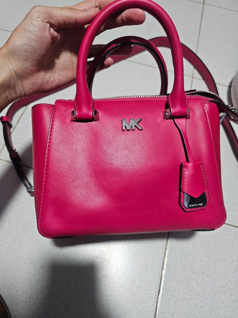 Michael kors neon pink bag online