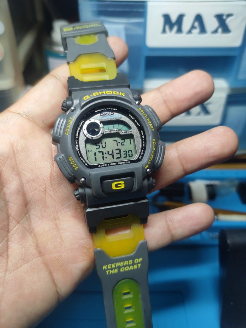 MINT Vintage Casio G Shock DW 9000 Surfrider Foundation DW9000 Gshock G Shock