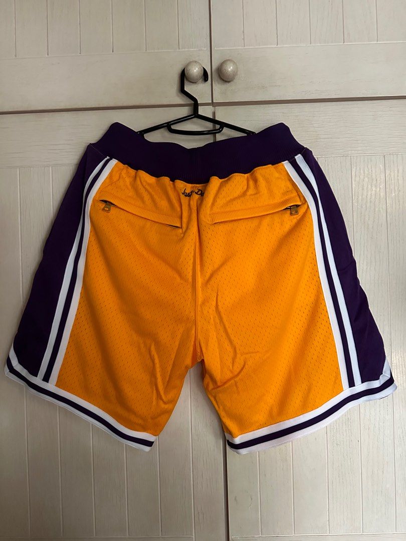 MITCHELL NESS NBA JUST DON SHORTS LOS ANGELES LAKERS 1996 97 Lebron James