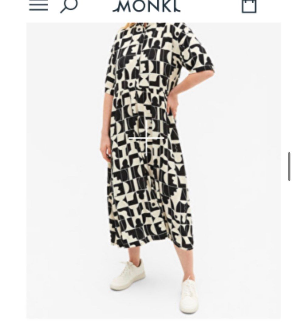 Monki Abstract Print Maxi Dress, Women's Fashion, Dresses Sets