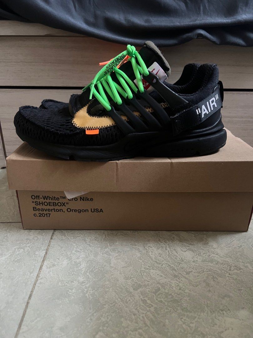 Off white presto green laces deals