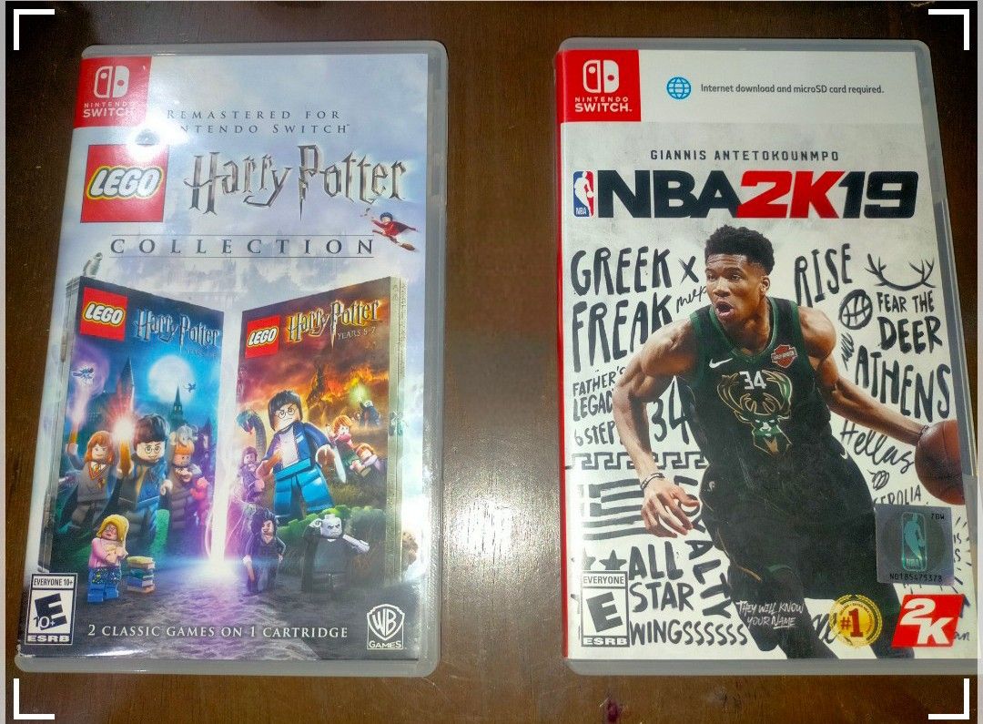 Nintendo Switch Games Bundle for SALE Harry Potter NBA 2K19 Video Gaming Video Games Nintendo on Carousell
