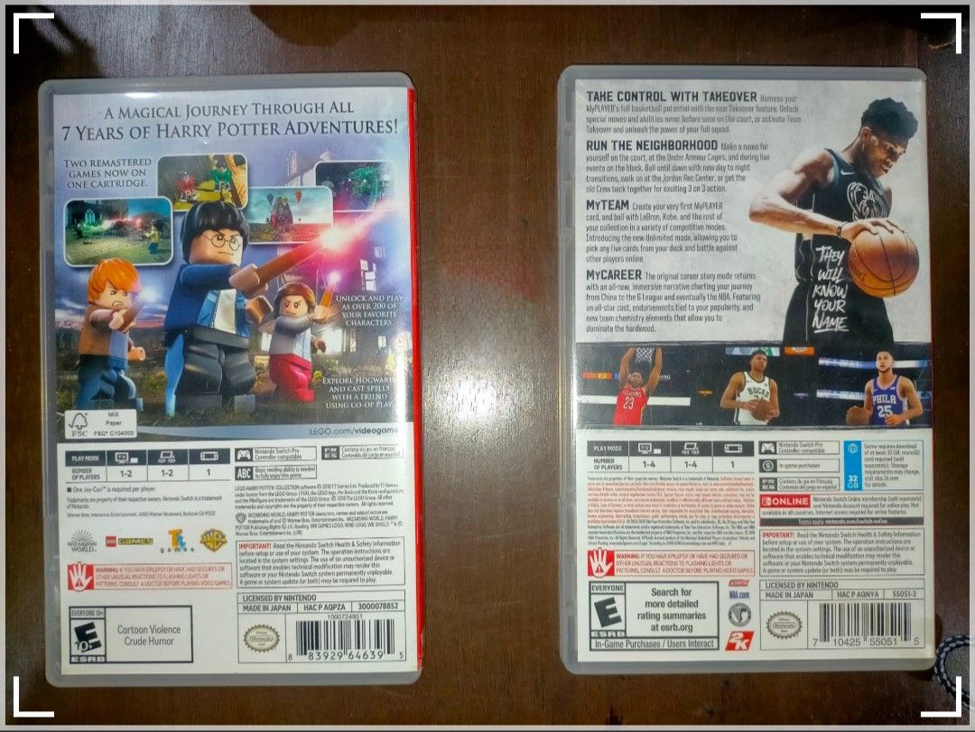 Nintendo Switch Games Bundle for SALE Harry Potter NBA 2K19 Video Gaming Video Games Nintendo on Carousell