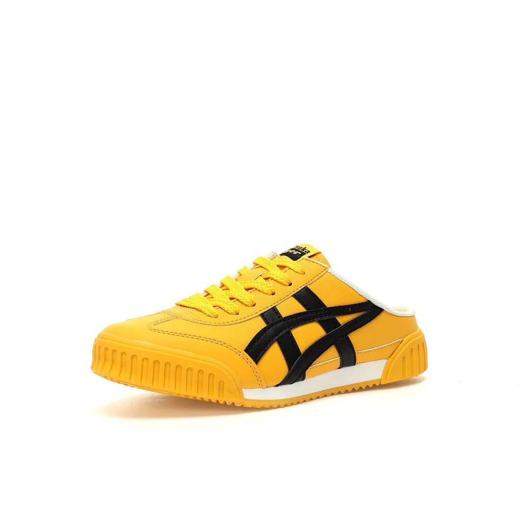 靴 YELLOW MONO SNEAKER MULES TTT Onitsuka Tiger Machuation Sabot Mule, Women's Fashion, Footwear
