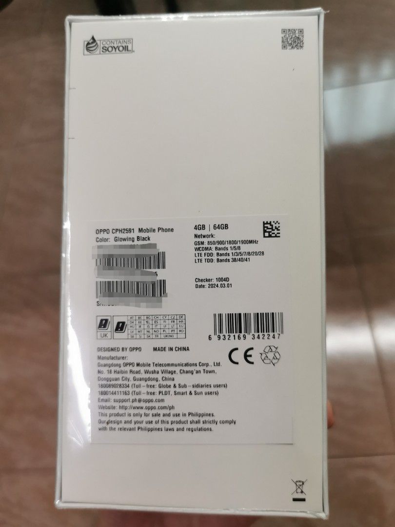 OPPO A18 (Category: OPPO) located in Makati City. Submitted by melissa12345 (Listing ID 1315499482, Image 3). Description: 👉Read me 1st 📍Brand new 💯 📍Items on hand ❌ No COD 🏦 MOP bpi/bdo/GCash 📍No return no exchange 📍Payment 1st before delivery 💰Cashless transaction at this moment..