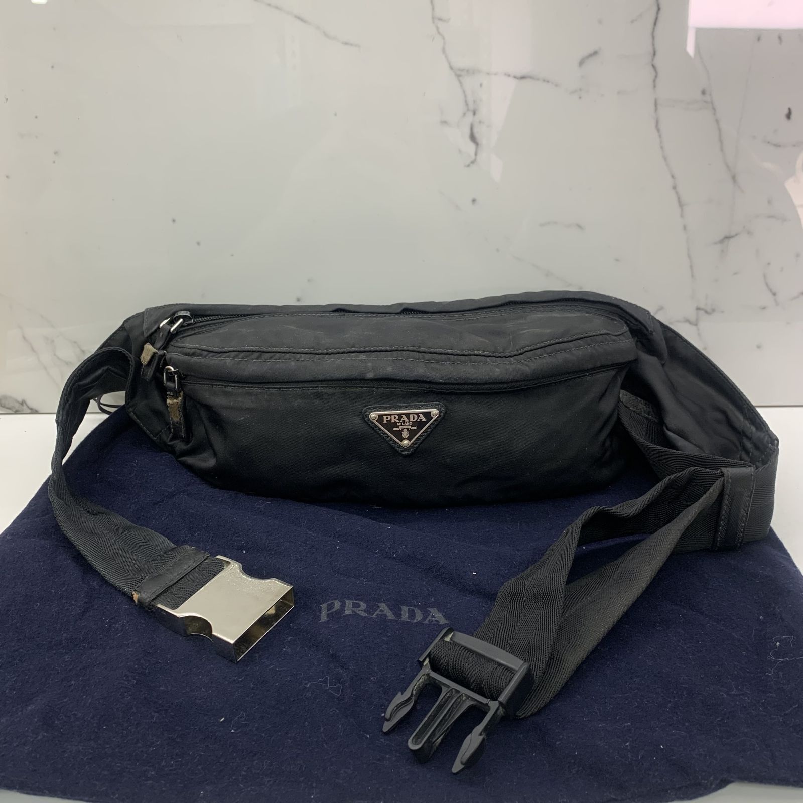 Fake prada bum bag best sale