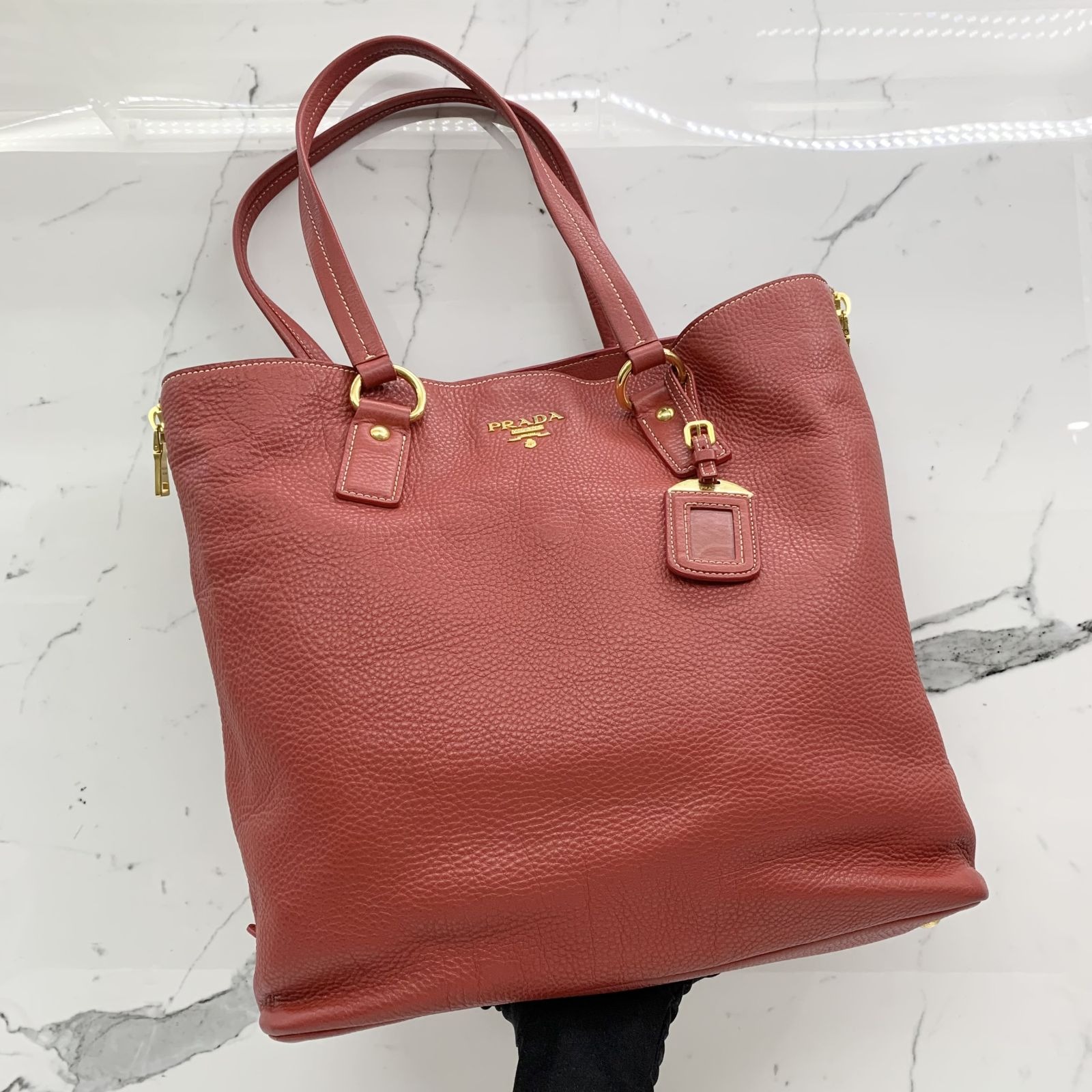 DISCOUNTED PRADA BR4372 RED DAINO SHOULDER BAG 247033888 HM Luxury Bags Wallets on Carousell