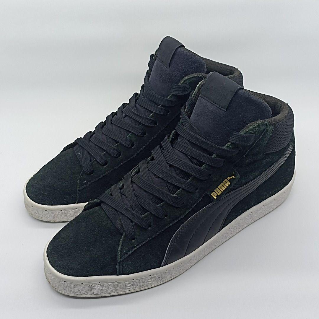 Puma suede classic black high top cheap
