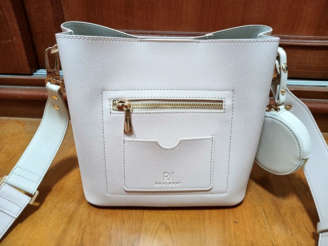 RM ROBINMAY 沐夏水桶肩背包(M) 裸粉色肩背包斜背包側背包水桶包