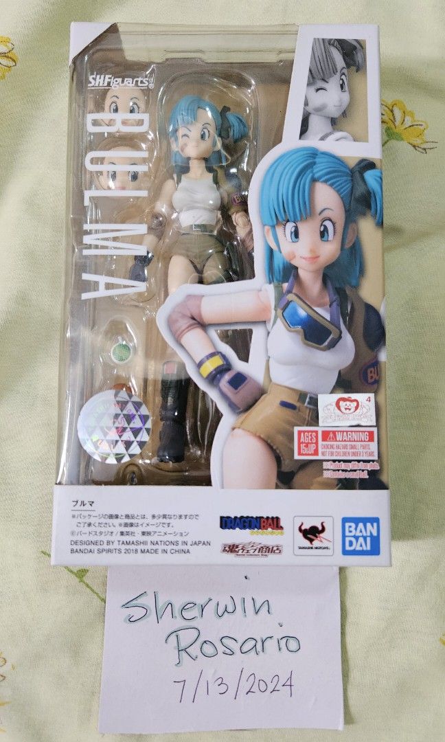 S. H. Figuarts Bulma DRAGONBALL (Category: Figurines & Statues) located in Quezon City. Submitted by simatar1 (Listing ID 1315592662, Image 1). Description: For sale: BIB P3000.00 Original and authentic Bandai S.H.Figuarts Bulma Complete and in very good condition #SHF.