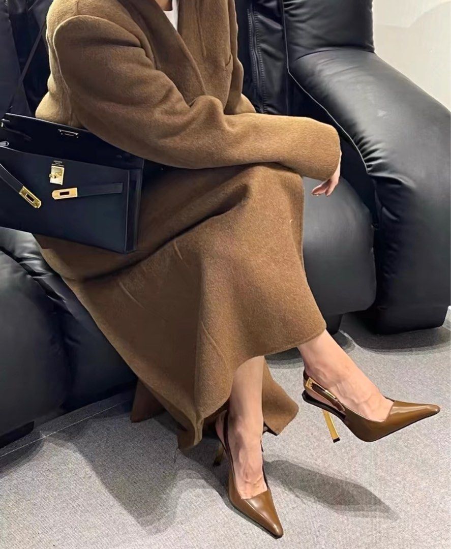 Saint Laurent YSL 7cm Slingback Heels size 37