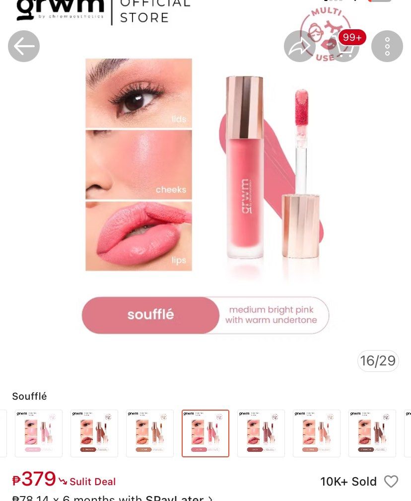 SALE 10 ITEMS BUNDLE (Category: Makeup) located in Pasig City. Submitted by hikari_yuki (Listing ID 1315612704, Image 2). Description: PLEASE READ DESCRIPTION LOC: METRO MANILA PRICE: 950 ✨ 📍 Pasig, metro manila 🛍️via gcash– lalamove ★彡 🎀： sf shouldered by buyer ⋆౨ৎ˚⟡˖ ࣪. Make up details⋆౨ৎ Limit your expectations. Items are only been swatched once or twice. chuchu heart stick : 78% Chuchu compact blush in pretty betty : 96% All day no sebum b