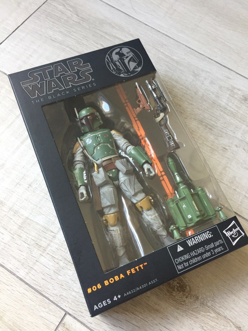 AUTHENTIC STAR WARS BLACK SERIES BOBA FETT #06 ORANGE LINE 6