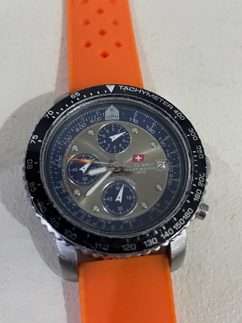 Swiss army flight master, Men's Fashion, Watches & Accessories, Watches ...