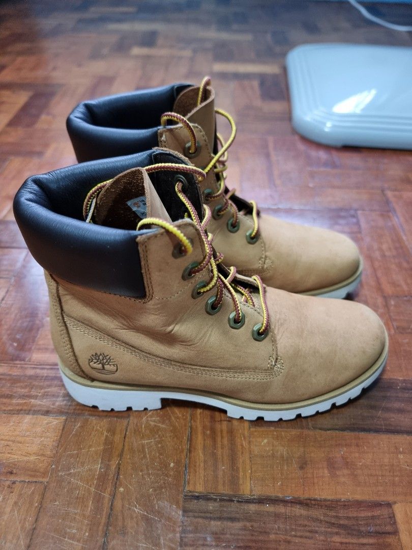 Timberland Classic Lite 6 In Boots Wheat Nubuck Womens Women s Fashion Footwear Boots on Carousell