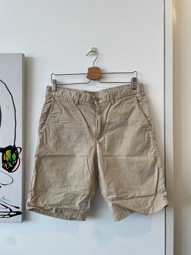 Khaki shorts uniqlo shop