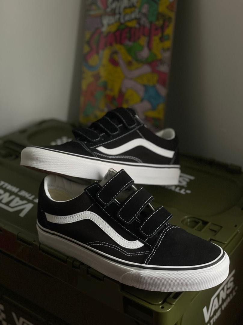 Men velcro vans on sale