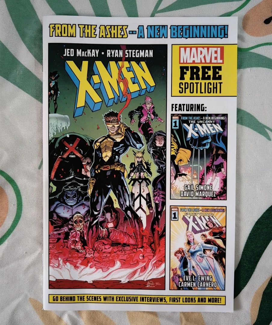 X-Men #1 2024 McKay Stegman (Category: Comics & Manga) located in San Mateo. Submitted by sincnarf (Listing ID 1315695725, Image 3). Description: X-Men #1 2024 McKay Stegman RFS streamlining payment via gcash or metrobank buyer books for delivery.
