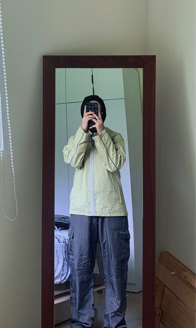 Yellow hiking jacket sale