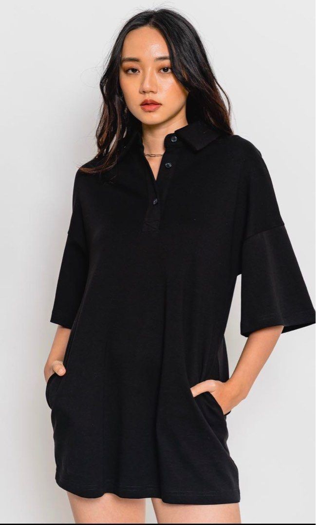 YHF Marco Polo Shirt Dress, Women's Fashion, Dresses Sets