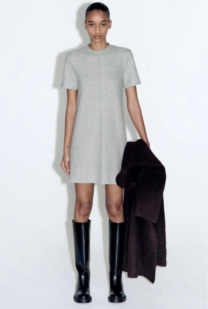 Zara short soft dress, Women's Fashion, Dresses & Sets, Dresses on Carousell