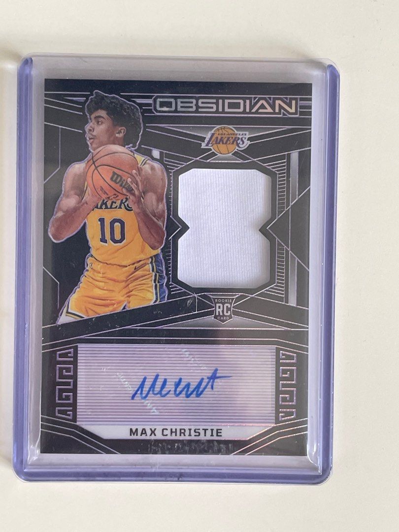 2022-2023 Obsidian Max Christie RJA /75, 興趣及遊戲, 玩具& 遊戲類 