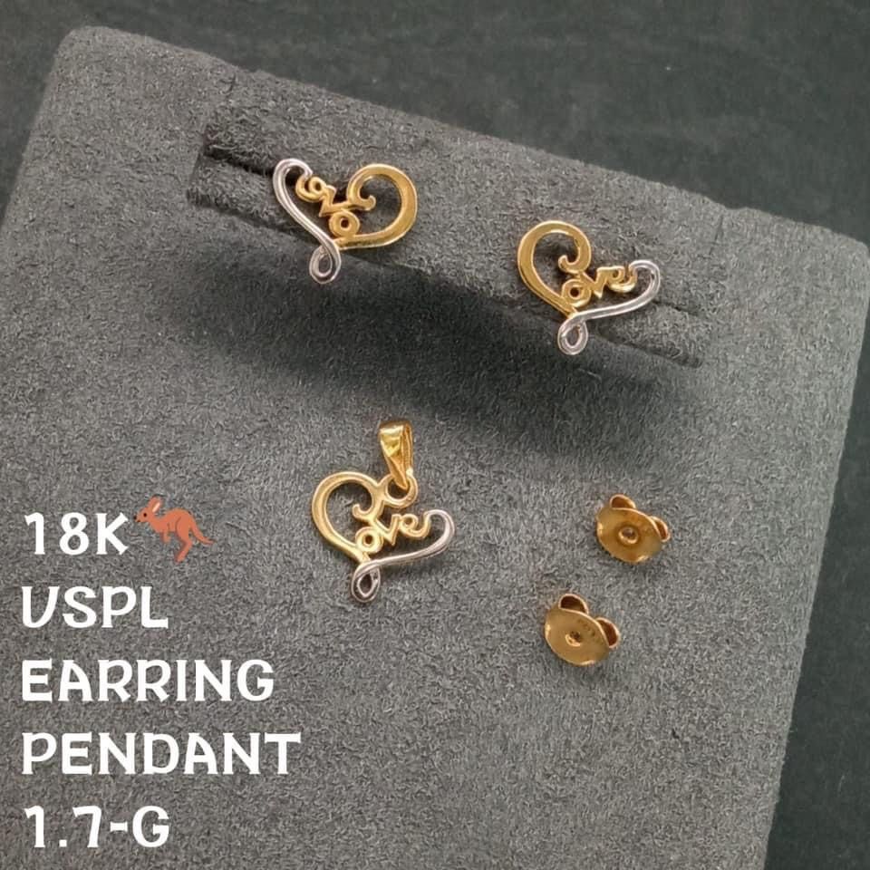 2Toned Pair Heart Love Earring & Pendant (Category: Body Jewelry) located in Manila. Submitted by blggold (Listing ID 1315872420, Image 1). Description: Pls read this msg: Pls follow Me. No Physical Store Online Only. Click and send me the photo so I can give you the price. Pls take note prices per gram are different in each photo. Gcash Or BDO Bank Transfer. No Lay Away Cash Only. Payment first before we release the Gold in Our Shop then We can 