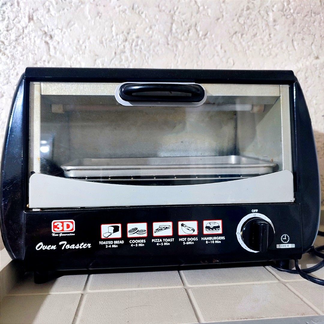 3D brand Oven Toaster 7 Liters (Category: Ovens & Toasters) located in Quezon City. Submitted by gicasworld (Listing ID 1315731244, Image 2). Description: .