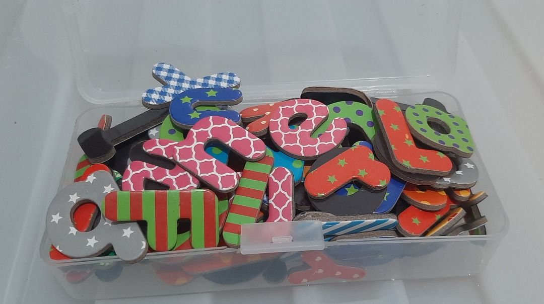 97pcs random magnetic numbers (Category: Educational & Learning Toys) located in Mendez-Nunez. Submitted by dollforless (Listing ID 1315701962, Image 2). Description: As is No time to check if complete .