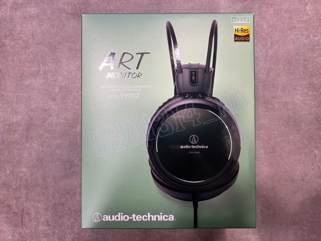 全新行貨門市現貨】Audio Technica 藝術監聽耳筒ATH-A990Z, 音響器材