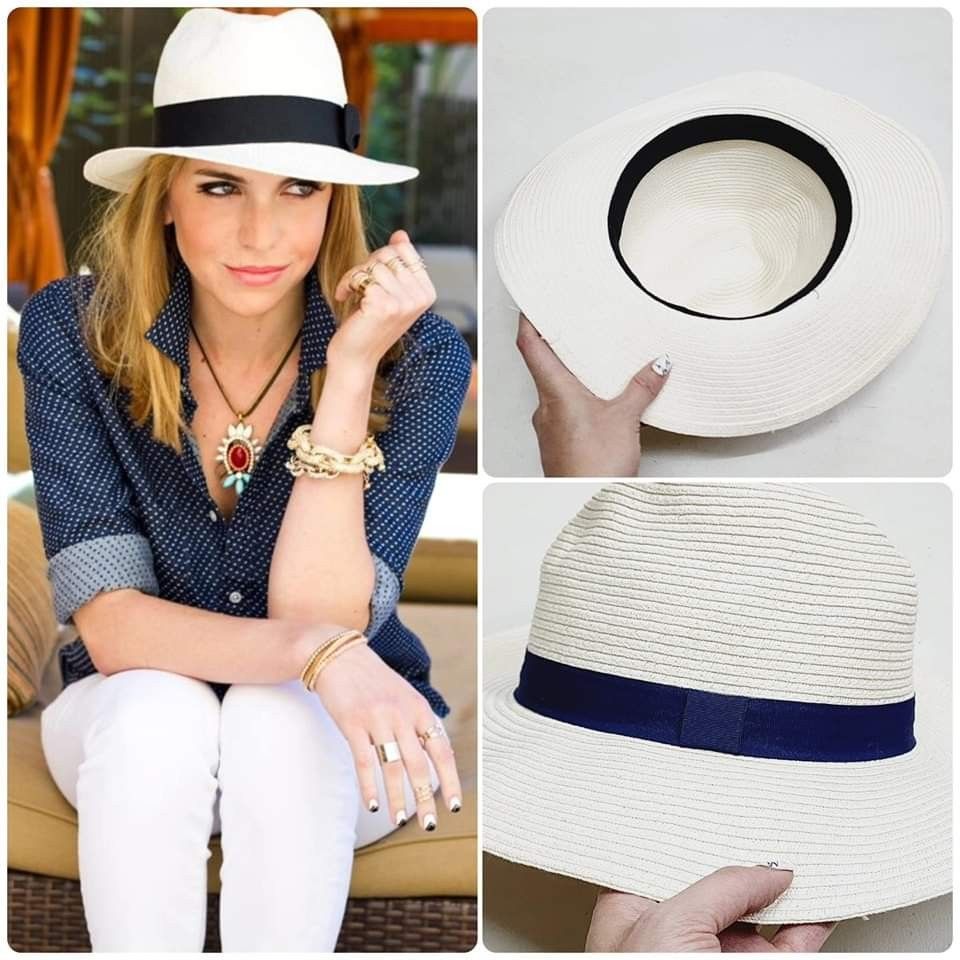 Authentic JAPAN Natural Bow Fedora Hat Japanese Brand Women s Fashion Watches Accessories Hats Beanies on Carousell