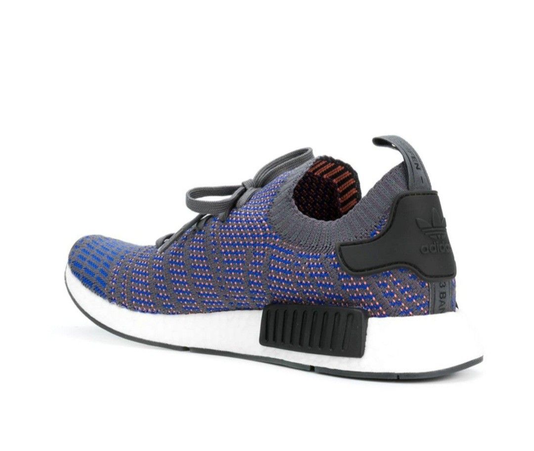 Adidas nmd r1 stlt primeknit blue best sale