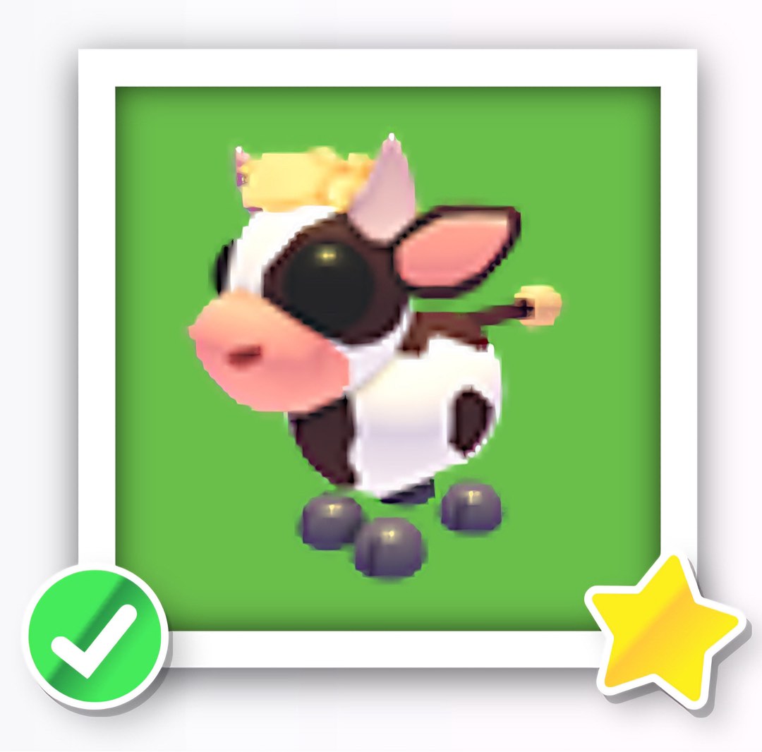 Adopt Me! ROBLOX - Cow Calf ( RM 2 ), Video Gaming, Gaming Accessories ...