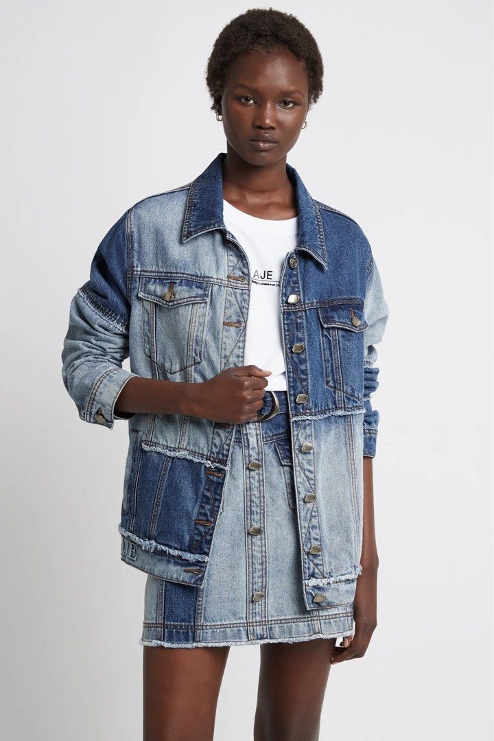 Aje Freecycle Denim Jacket