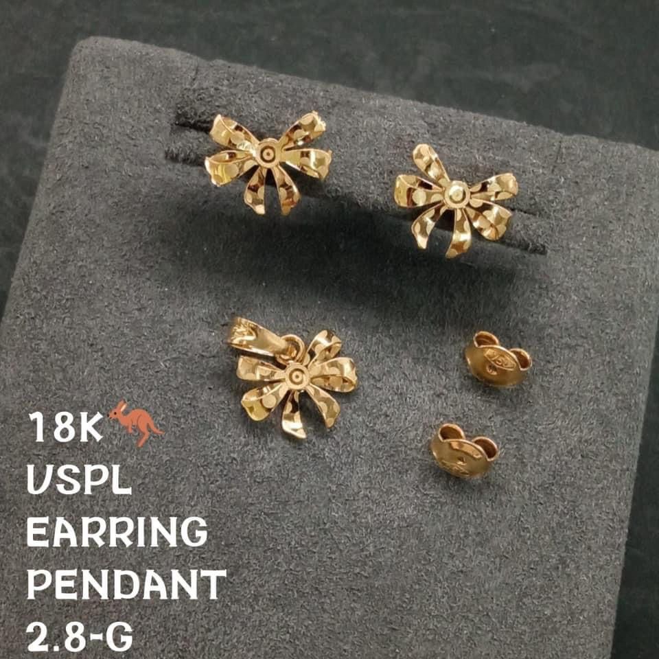 Assorted YG Pair Earring & Pendant (Category: Body Jewelry) located in Manila. Submitted by blggold (Listing ID 1315868758, Image 2). Description: Pls read this msg: Pls follow Me. No Physical Store Online Only. Click and send me the photo so I can give you the price. Pls take note prices per gram are different in each photo. Gcash Or BDO Bank Transfer. No Lay Away Cash Only. Payment first before we release the Gold in Our Shop then We can send i