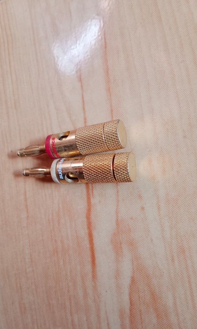 Audio-Technica Banana Plug Male connector (Category: Other Audio Equipment) located in Bulacan. Submitted by Shoppe.Ups (Listing ID 1315701467, Image 3). Description: what you see is what you get meetups: guiguinto plaridel bulacan - sh0pee checkout *(Payment First) - LBC COP/COD *(payment first for shipping fee only) -toktok / lalamove *mop: via gcash pm for interested.