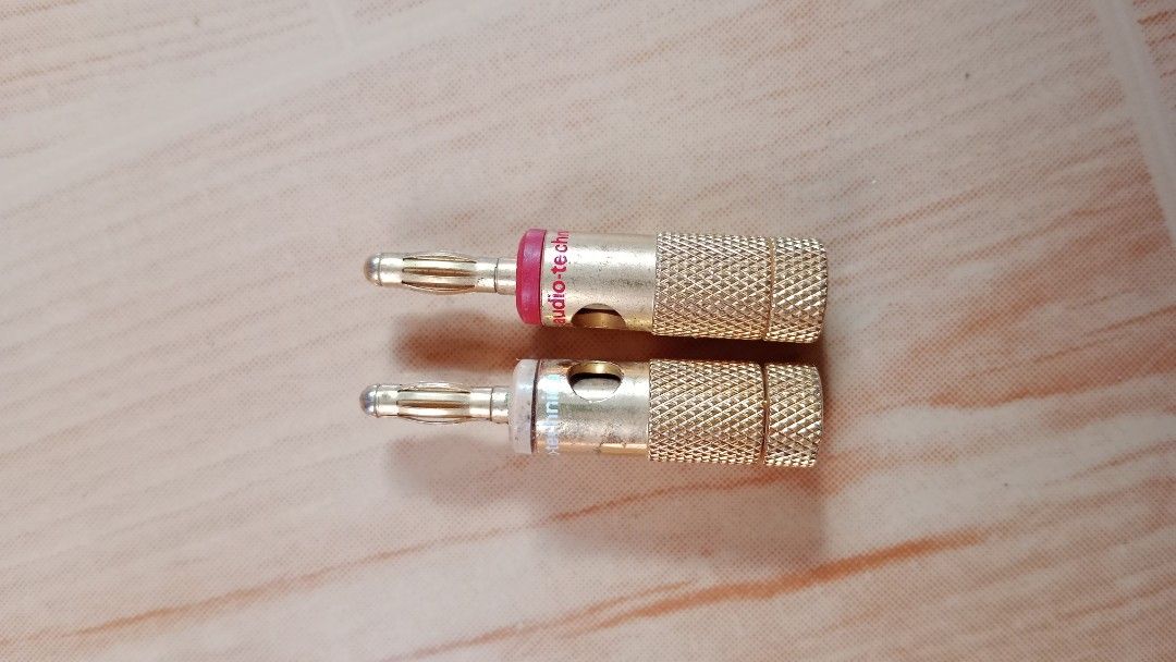 Audio-Technica Banana Plug Male connector (Category: Other Audio Equipment) located in Bulacan. Submitted by Shoppe.Ups (Listing ID 1315701467, Image 2). Description: what you see is what you get meetups: guiguinto plaridel bulacan - sh0pee checkout *(Payment First) - LBC COP/COD *(payment first for shipping fee only) -toktok / lalamove *mop: via gcash pm for interested.