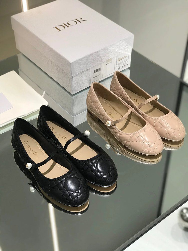 Authentic dior cannage pearl mary jane shoes Luxury Sneakers Footwear on Carousell