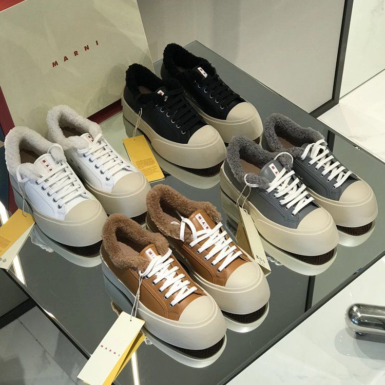 Authentic marni strappy furry big toe shoes Luxury Sneakers Footwear on Carousell