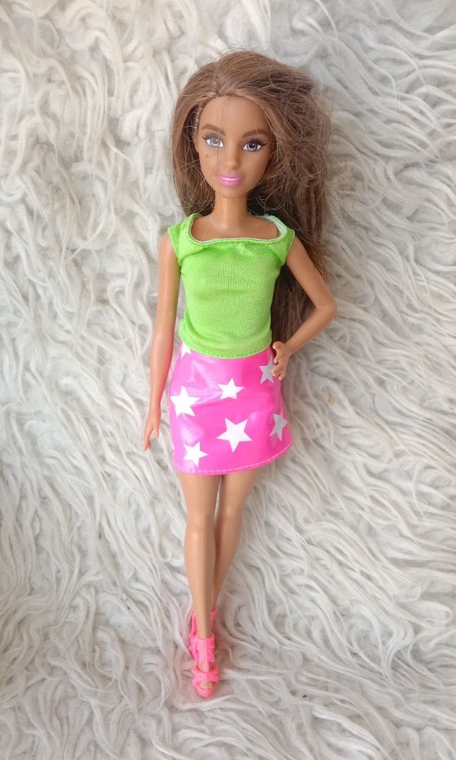 Lot De 7 Poupées Barbie / Baby Barbie Mattel Indonésie - Occasion