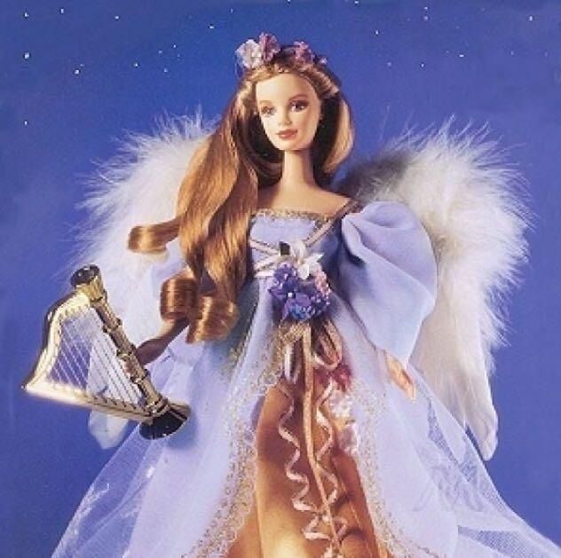 Barbie Harpist Angel Mattel Furniture Home Living Home Decor Other Home Decor on Carousell