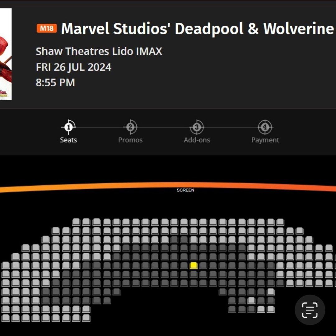 BEST SEAT** LIDO IMAX / DEADPOOL & WOLVERINE / Fri 26 Jul 8:55pm, Tickets &  Vouchers, Event Tickets on Carousell