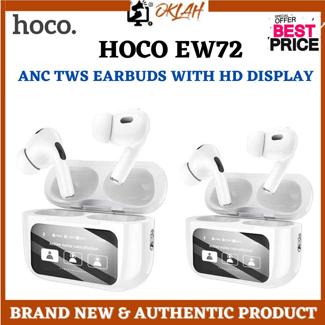Brand New HOCO EW72 TWS True Wireless ANC Noise Reduction Earphone