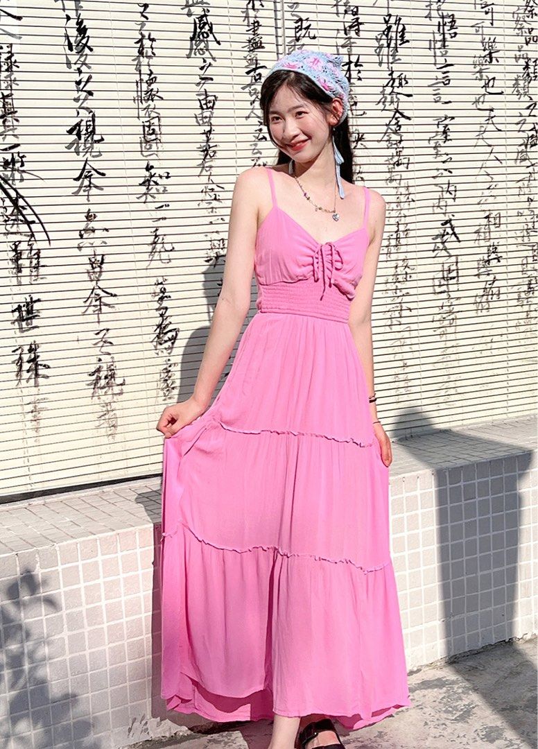 Hollister pink dress store