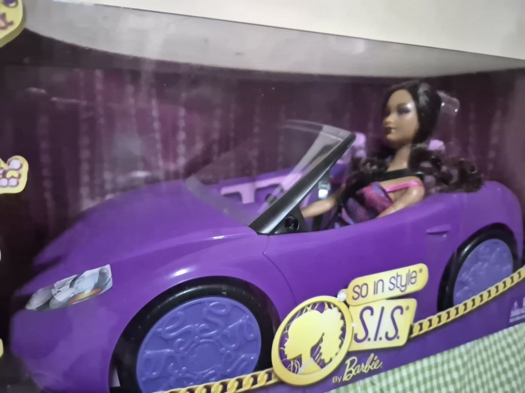 Black barbie car outlet