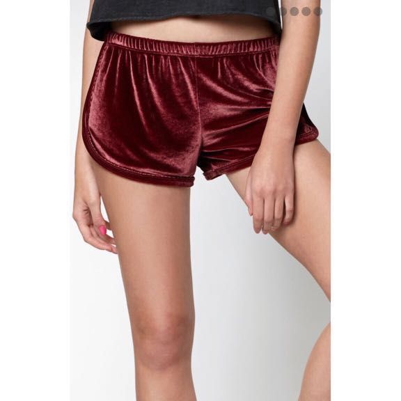 Brandy melville silk shorts top