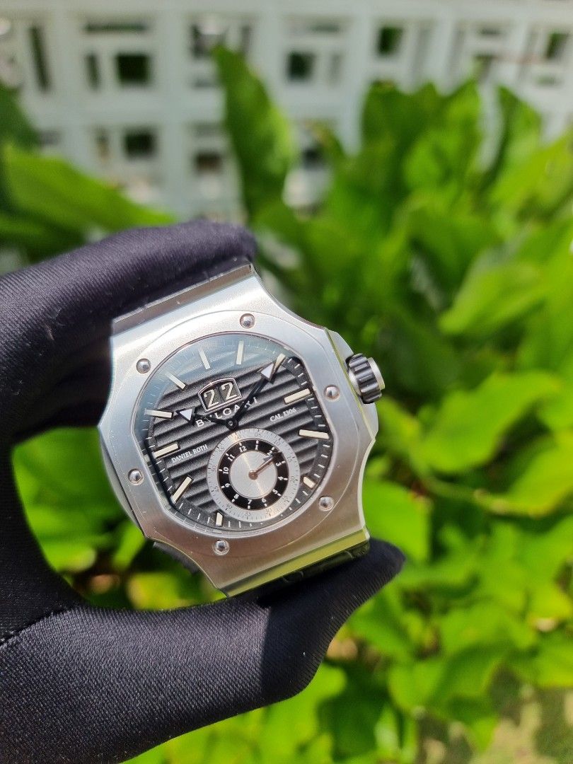 BVLGARI BULGARI ENDURER CHRONOSPRINT DANIEL ROTH GERALD GENTA USING GIRARD PERREGAUX GP MOVEMENT CALIBRE 3100 BRE56BSLDCHS