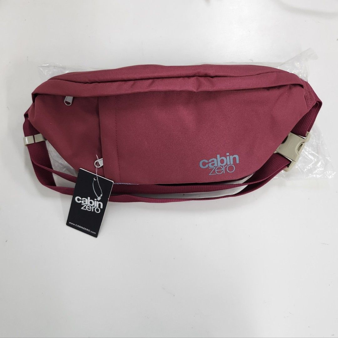 CabinZero Hip Pack 2L Napa Wine (Red Maroon), Men's Fashion, Bags