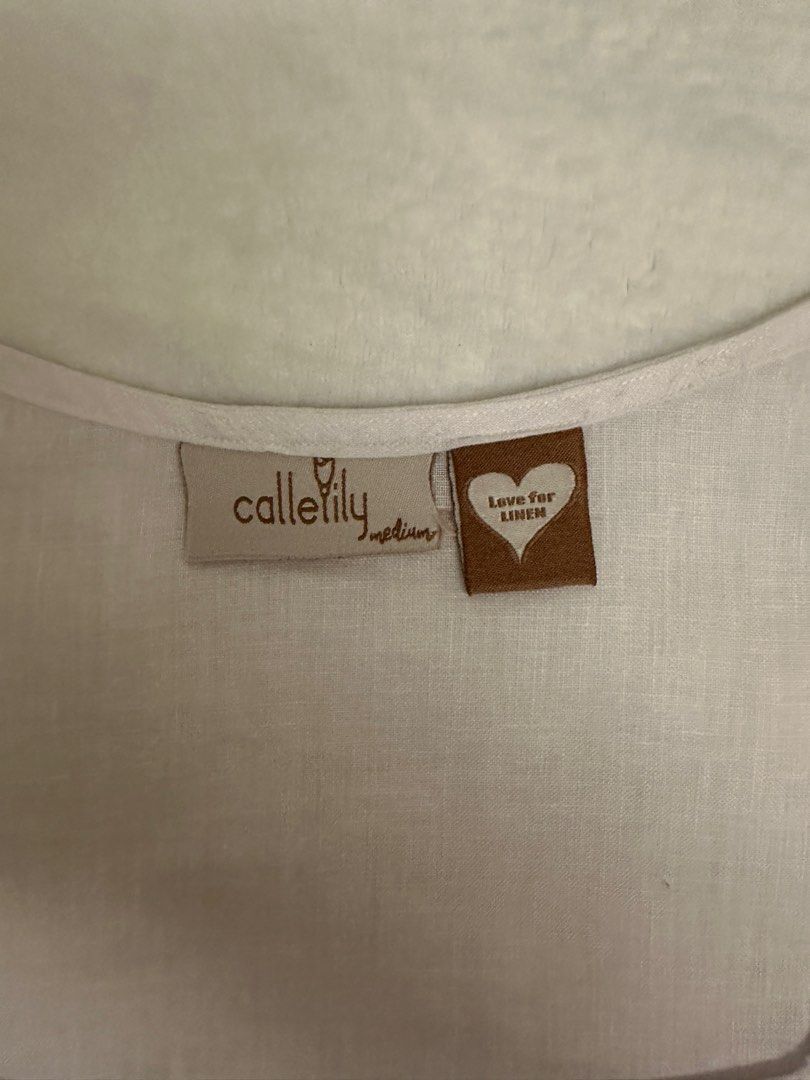 CALLELILY Linen Top (Category: Sleeveless) located in Quezon City. Submitted by lovedbyjulianne (Listing ID 1315824844, Image 2). Description: .